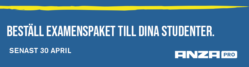 Examenspaket Anza banner