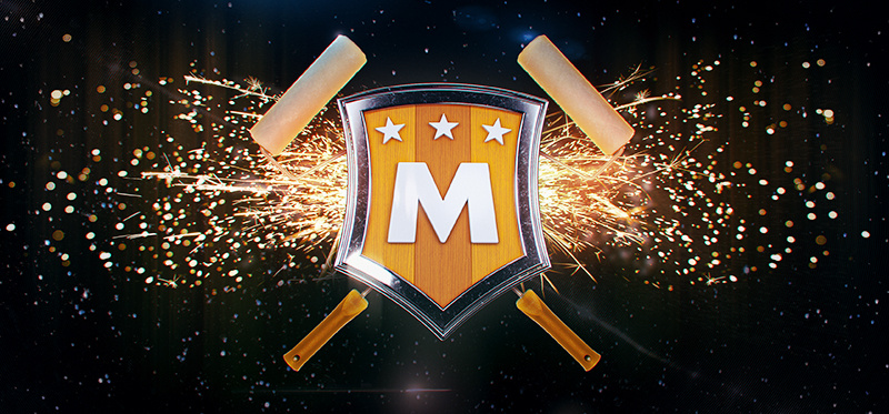 Logotypen för Måleri-SM